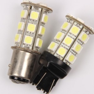 27smd 5050 auto led bromsbelysning 1157 7443