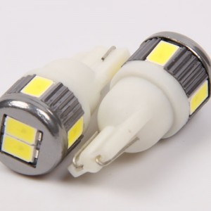 T10 kil W5W 168 194 6SMD 10SMD 5730 autolampor ersättningslampor