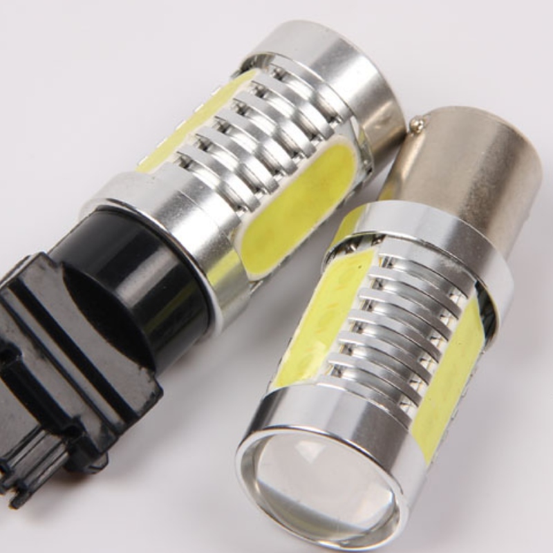 bil blinkar 6w cob med linsen bil säkerhetskopiera och blinkljus s25 1156 3156