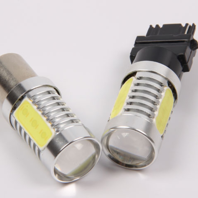 bil blinkar 6w cob med linsen bil säkerhetskopiera och blinkljus s25 1156 3156