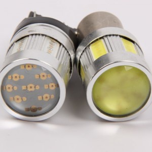 7,5w cob bil led bromsbelysning T20 7443