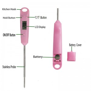 Ny produkt Patent TP102 Vattentät Multidig mattermometer för matlagning och grill
