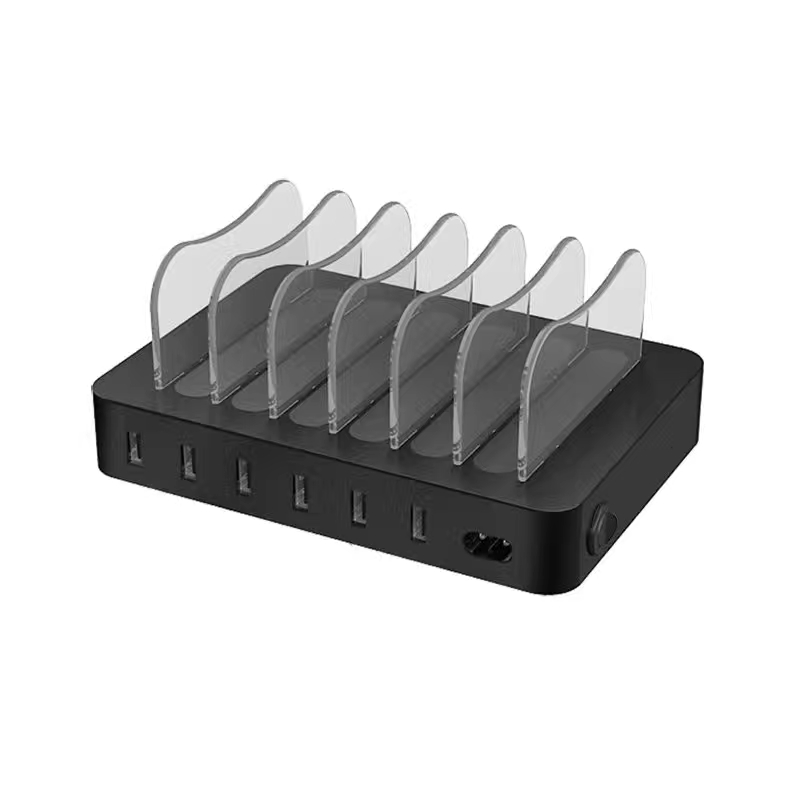 KPS-8403LC Six USB Ports Charger Station (USA / EU / UK / AU AC-kabel)