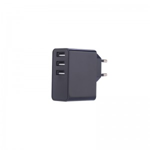 KPS-8704LC Tri-USB portvägladdare