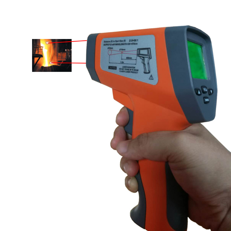 Infraröd laserpetroleum industriell ugn matlagning termometer pistol typ