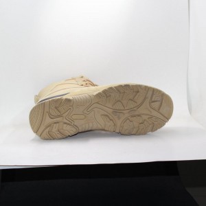 Mocka läder övre spetsar upp herrarnas öken ökenbekämpningskängor