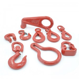 G80 behållarkrok målad