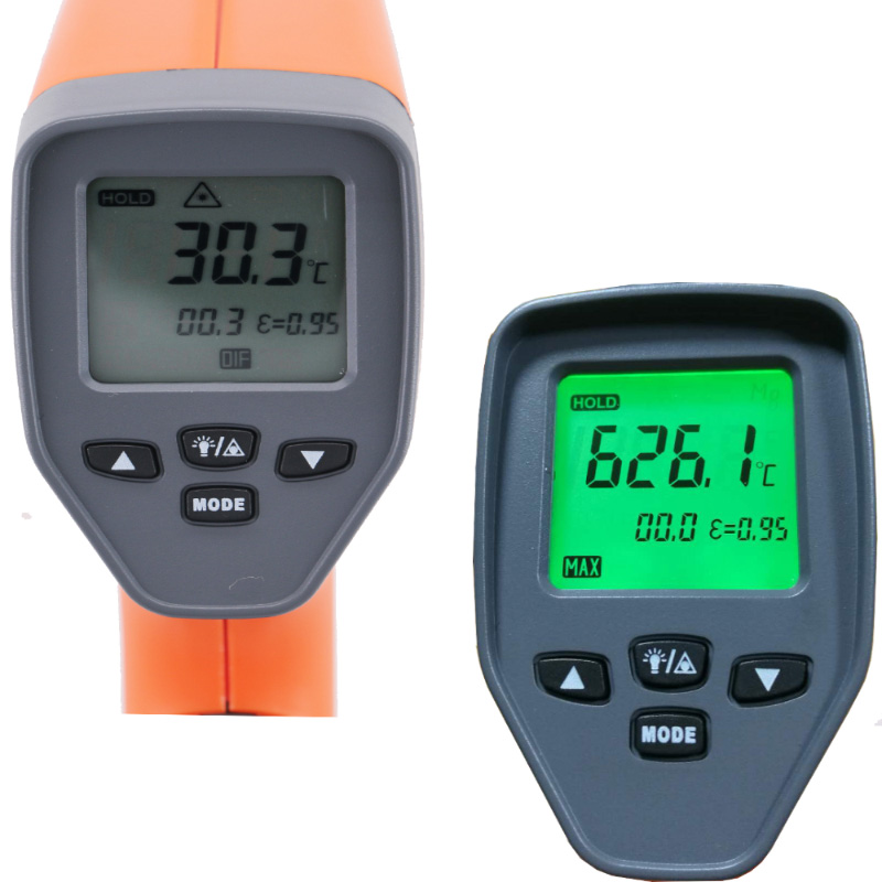Industriell hög precision med digital infraröd medicinsk termometer