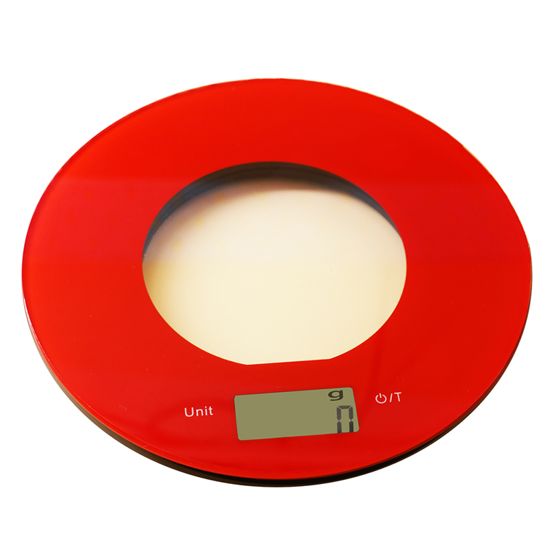 Kina Red Fashion Portable Platform Kitchen Digital vägningsskala