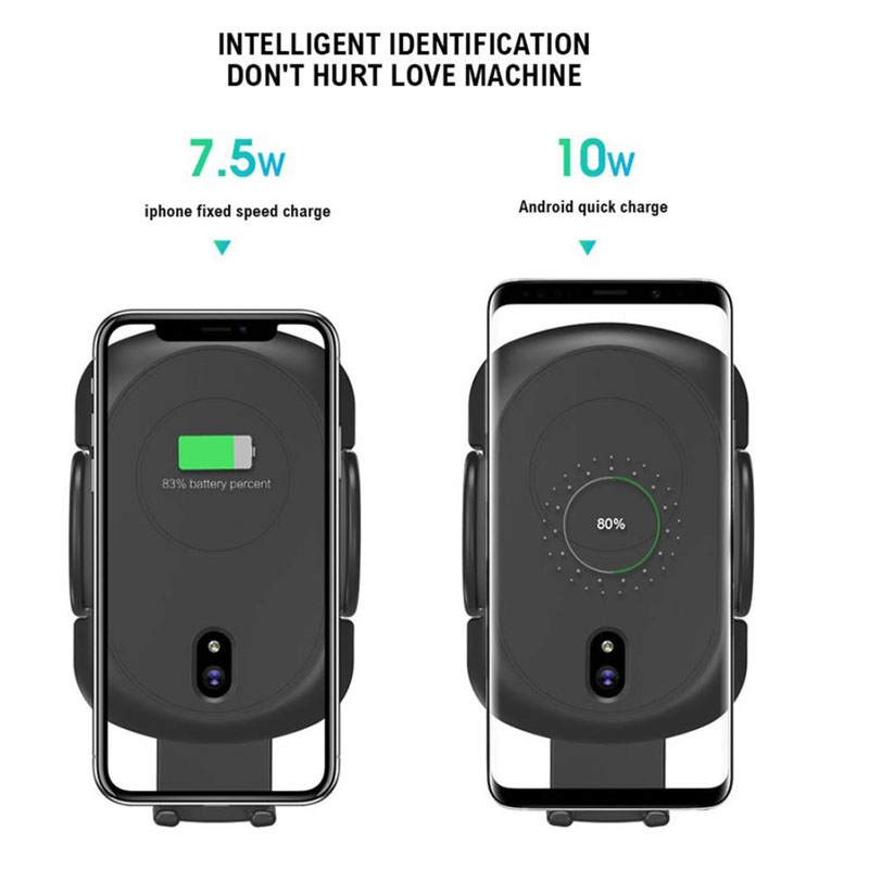 KPS-9601HC 2019 10W snabbladdning infraröd mini-telefon trådlös laddare