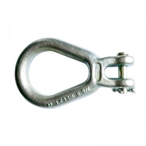 G70 Alloy Clevis Lug Link Vit Zink Pläterad