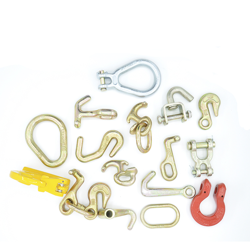 G70 Alloy Clevis Lug Link Vit Zink Pläterad