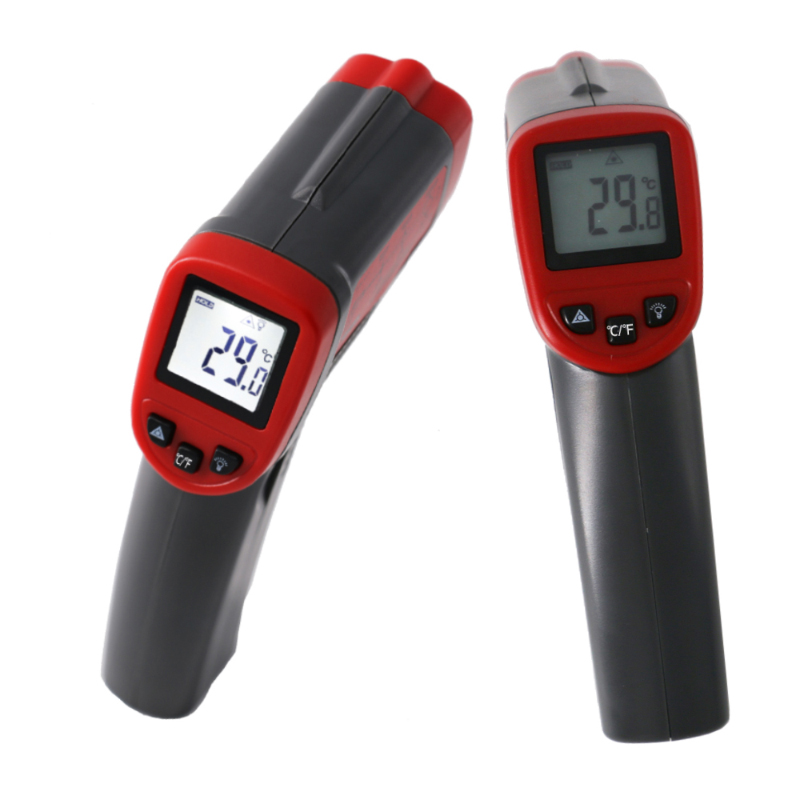 ST400 Digital laser Icke-kontakt Infraröd termometer Bakgrundsbelysning Display Industriell temperatur pistol -32 till 400 Celsius