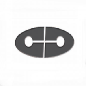 Rostfritt stål Längd D Glasklämma