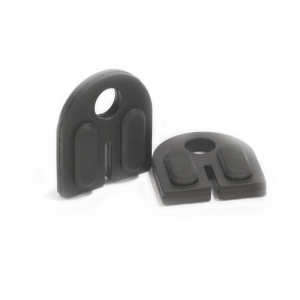 Glasklämma av rostfritt stål D-typ med tallrik