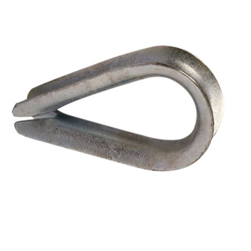 DIN6899 A Wire Rope Deep Welded Thimble Galvanized