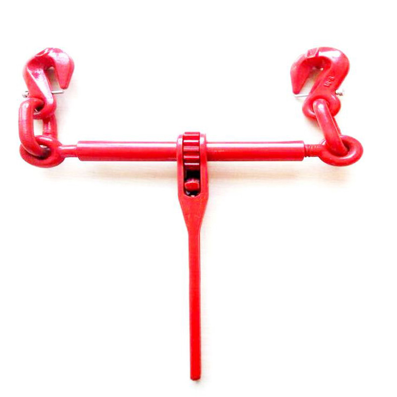 G80 Drop Forged European Ratchet Load Binder med säkerhetskrokar