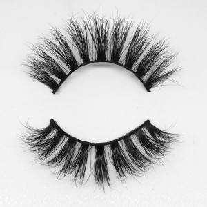 3D naturliga minkögonfransar