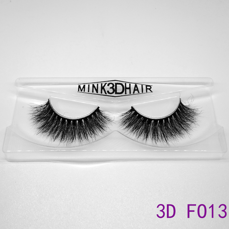 3D Mink-ögonfransar