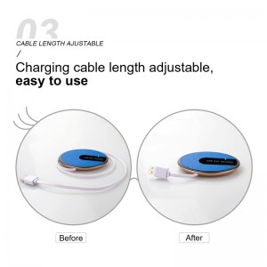 KPS-X30 bärbar anpassad 10W qi snabb IP68 vattentät trasa trådlös laddare