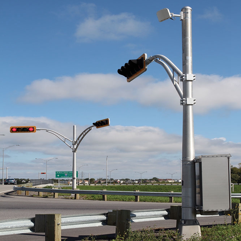 Galvaniserad trafikskyltstång