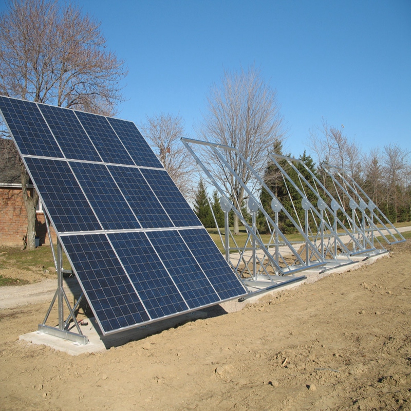 Stålkonstruktion för solenergi