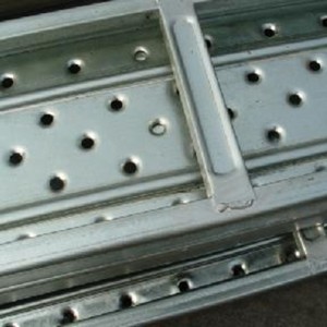 250 bredd galvaniserad byggnadsställning stålplanka