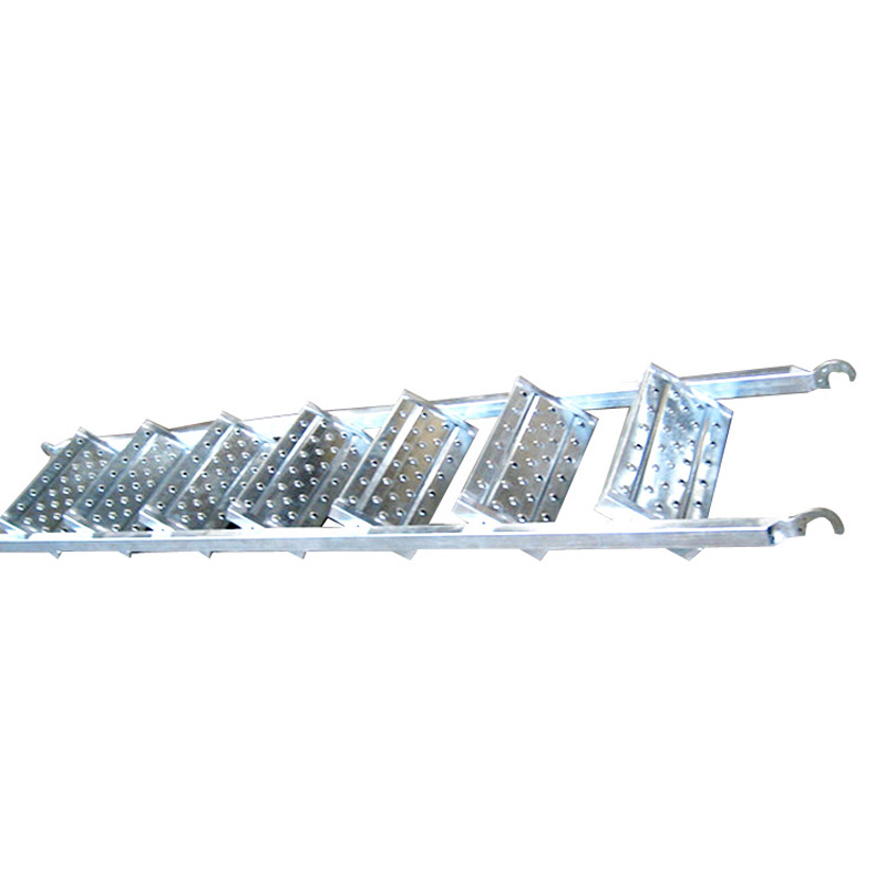 Galvaniserad byggnadsställning Ståltrappa 450 X 2514mm