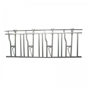 Galvaniserad nötkreatur Huvudlås Nötkreaturstaket