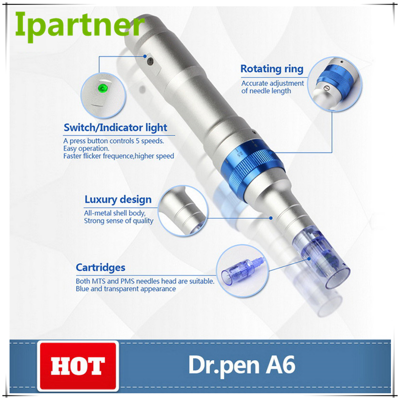 Ipartner Ultima-A6-uppladdningsbar-makeup-permanent-mesothearpy-tatuering-mikro-nål-maskin