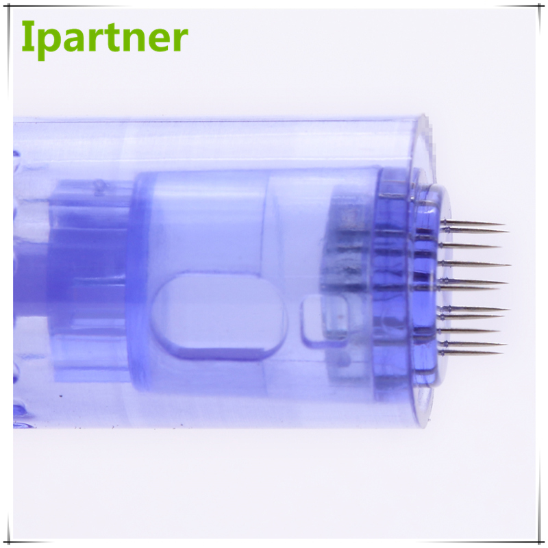 Ipartner 10st uppsättning ersättning 12-stifts nålkassetter för Derma Pen Stamp EO steriliserad