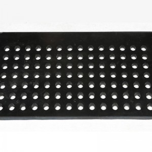 Antislip av naturgummi Dreneringsgummimatta för kök