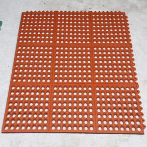 Kompressionsbeständighet av hög kvalitet SBR-gummimattor med gummi-golv för golvskydd