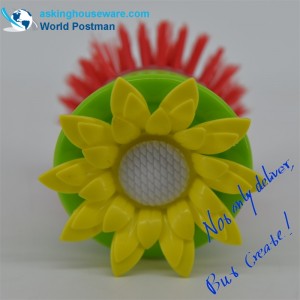 AKDB002 Liten Handy Blommformad Kök Rengöringsborste