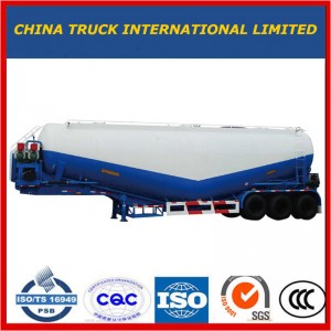Triaxel 50 ton Bulk Cement Truck Powder Tank Semi Trailer