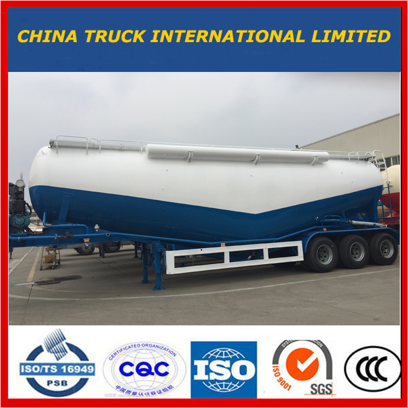Bästa pris Cimc V-form Bulk Bulker Cement Tank Trailer till salu