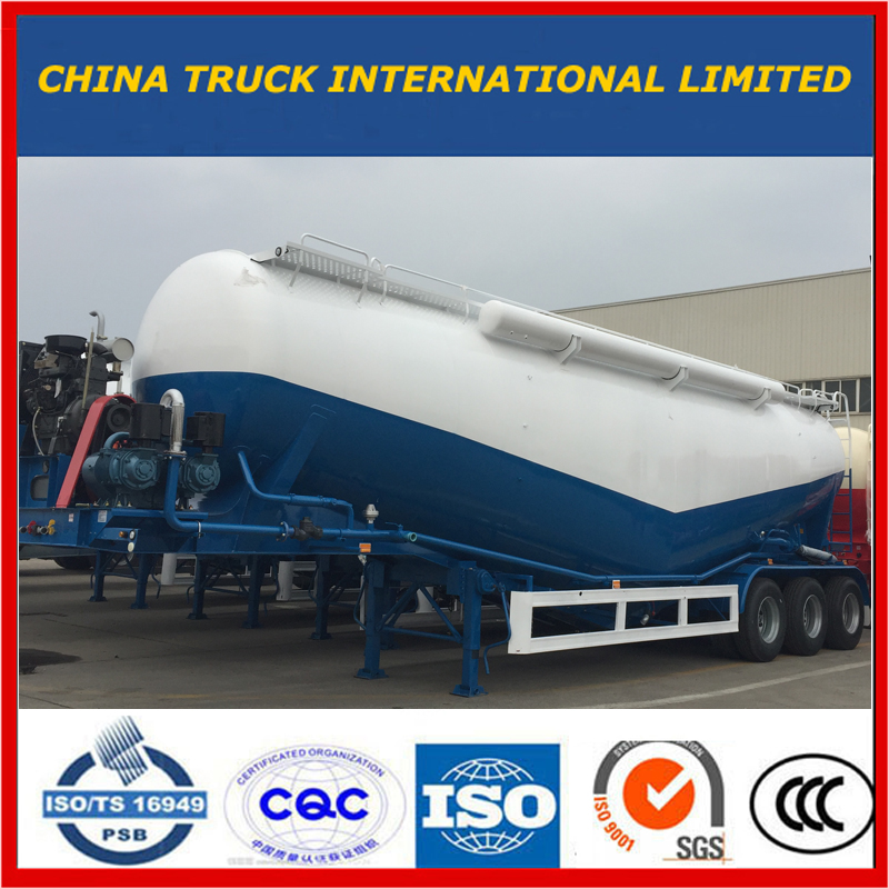Bästa pris Cimc V-form Bulk Bulker Cement Tank Trailer till salu