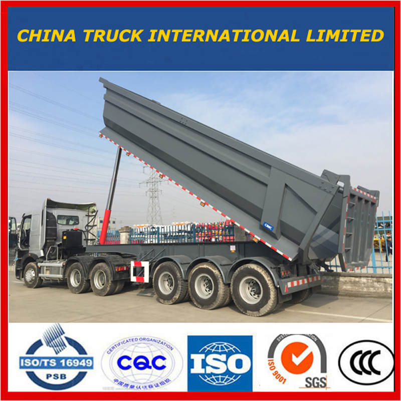 Cimc Tri Axles 25m3--37m3 Semi Trailer / Tippvagn Semi Trailer