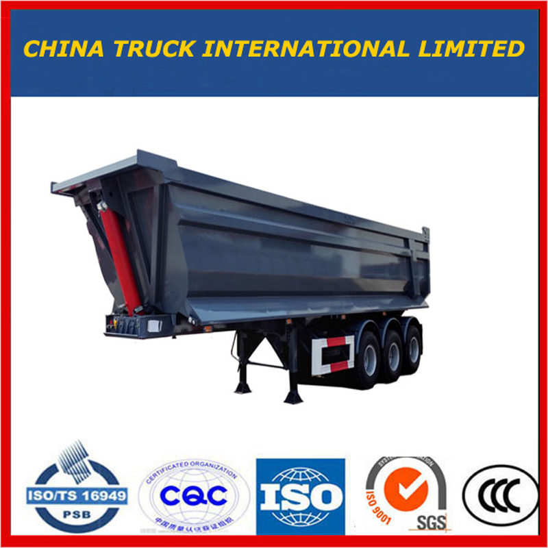 Toppmärke CIMC Heavy Duty Dumper Tipper Truck Trailer till salu