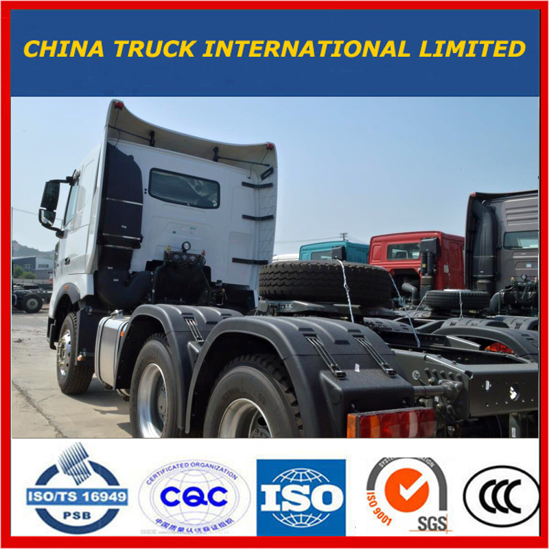 Sinotruk HOWO A7 6 * 4 10 Wheelers 420HP Diesel Heavy Duty Trailer Head / Loader Head / Tractor Tow Head