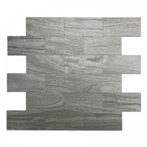 Fashion Style Mix Aluminium Mosaico Tile Peel and Stick Subway Backsplash Tiles