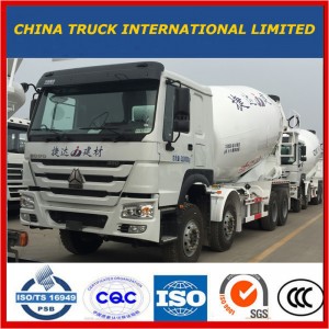 Heavy Duty HOWO 6 * 4 8m3 Cement Diesel Betongblandare