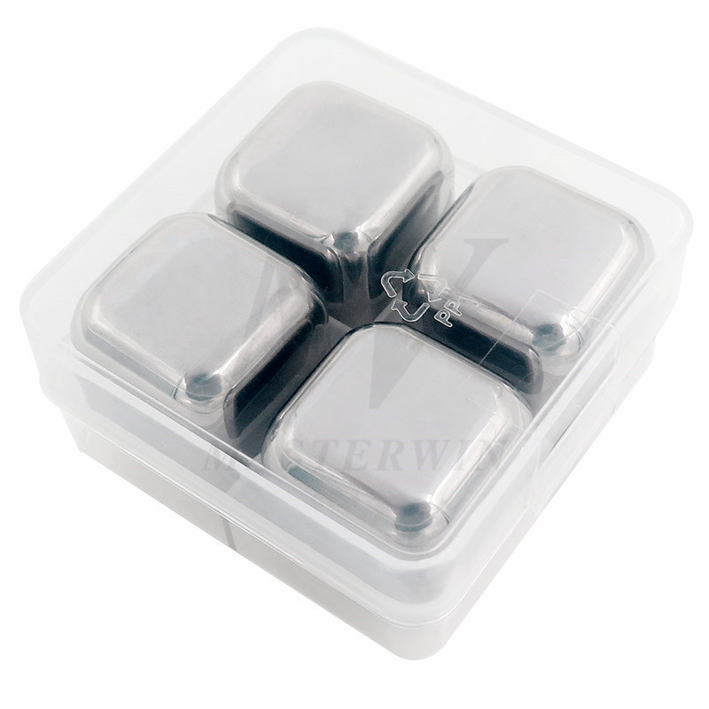 Rostfritt stål Ice Cube (4st) _IC16-001