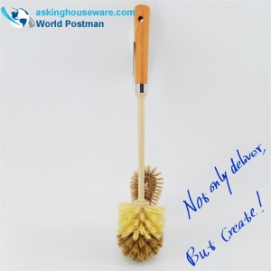 Akbrand toalettskålborste Strandhandtag med multifunktionell liten rengöringsborste