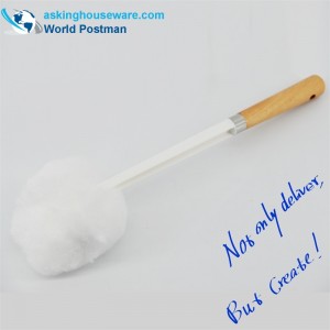 Akbrand mjuk toalett rengöringsborste strandhandtag