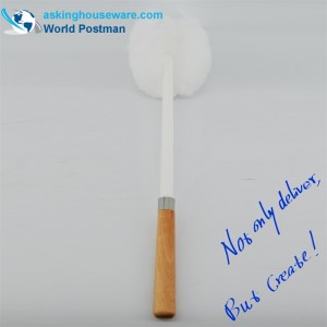 Akbrand mjuk toalett rengöringsborste strandhandtag