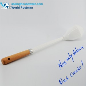 Akbrand mjuk toalett rengöringsborste Strandhandtag med skåltorkare