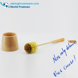 Akbrand toalettborste Strandhandtag med skålhållare