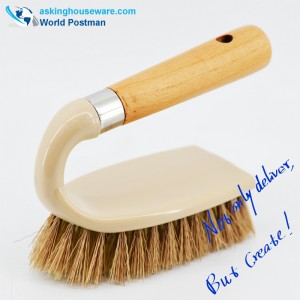 Akbrand Beach handtagskrubbborste med fyrkantigt bräde