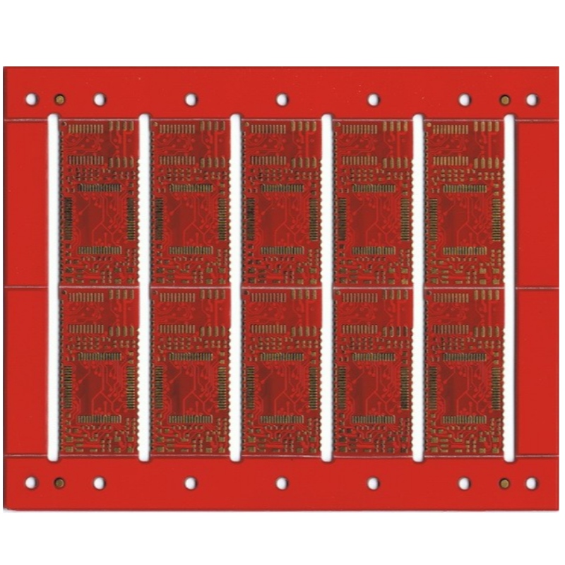 Högfrekvent HDI Hybrid PCB Vias fylld med harts
